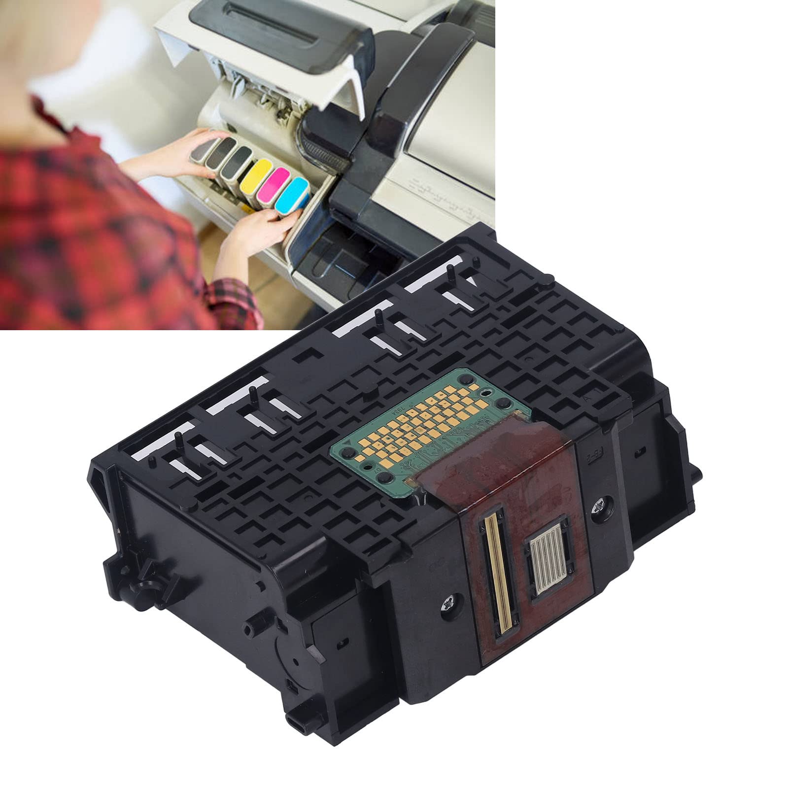 Testina di Stampa a Colori QY6 0087 per Cartucce Toner Compatibile con Stampanti IB4080 IB4180 MB5080 MB5180 MB5480
