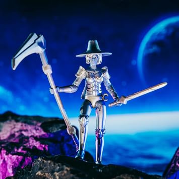 Roblox Imagination Collection - Aven, The Silver Warrior Figure Pack [Includes Exclusive Virtual Item]