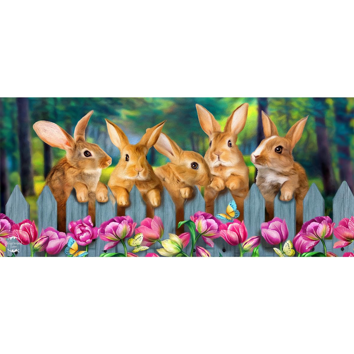 Briarwood Lane Garden Bunnies Mini Mat