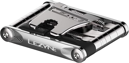LEZYNE SV PRO 17 Multiherramienta para bicicleta, placas laterales de aleación, brocas de acero inoxidable, hexagonal 23450.236 in, T10T25,