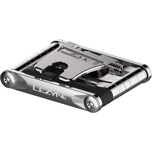 LEZYNE SV PRO 17 Bicycle Multi-Tool, Alloy Side Plates, Stainless Steel Bits, Hex 2/3/4/5/6mm, T10/T25, Phillips, Chain Breaker, Bike Tool