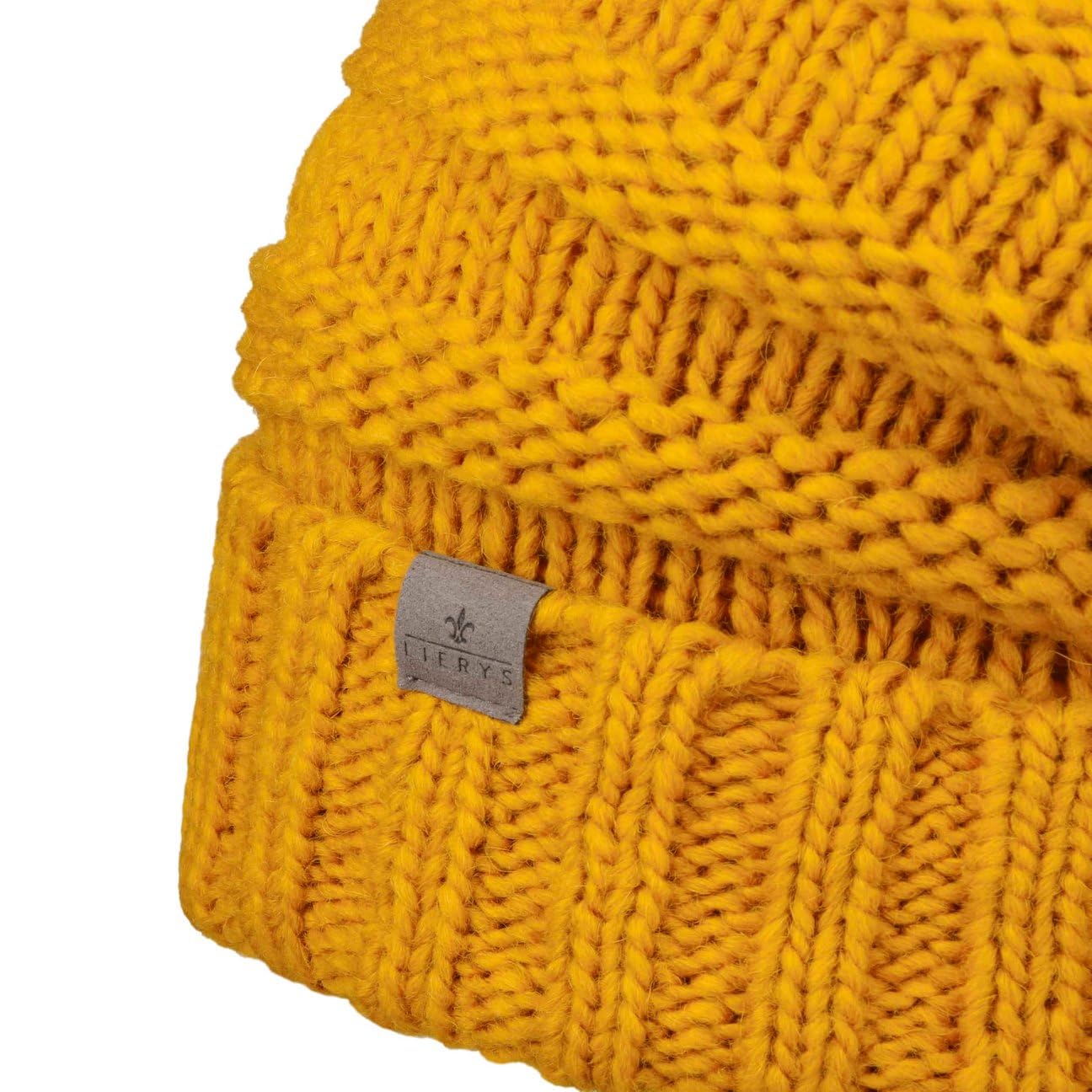 LIERYS Long Beanie Berretto Maglia Oversize Lana Alpaca Made in Germany Donna Uomo Autunno Inverno