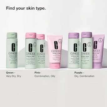 Clinique All About Clean Liquid Facial Soap Mild | Gentle Face Cleanser For Dry Combination Skin | Type 2 Face Wash | Step 1 in 3-Step Skin Care Routine