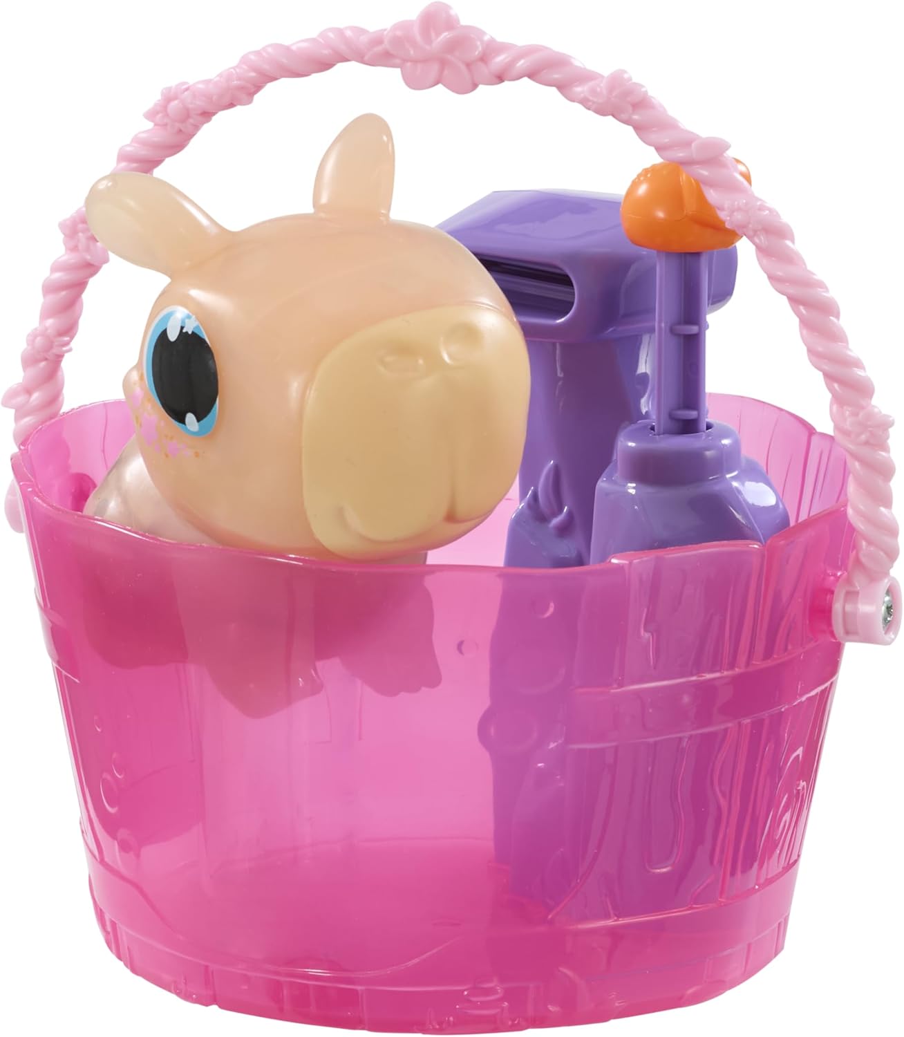 Animagic Let's Glo Capybara Spa Time | Squishy Stretchy Water Toy Floats and Glows | Ages 4+