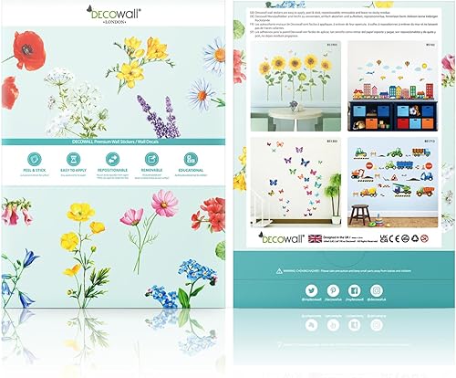 Miniatura 7 de DECOWALL DS9-4003 - Calcomanías de pared para niños, calcomanías de pared extraíbles para niños, guardería, dormitorio, sala de estar