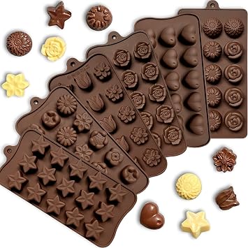 Silicone Chocolate Molds, Used to Make, Chocolate Candies molds, Cakes molds and Jelly Pudding.