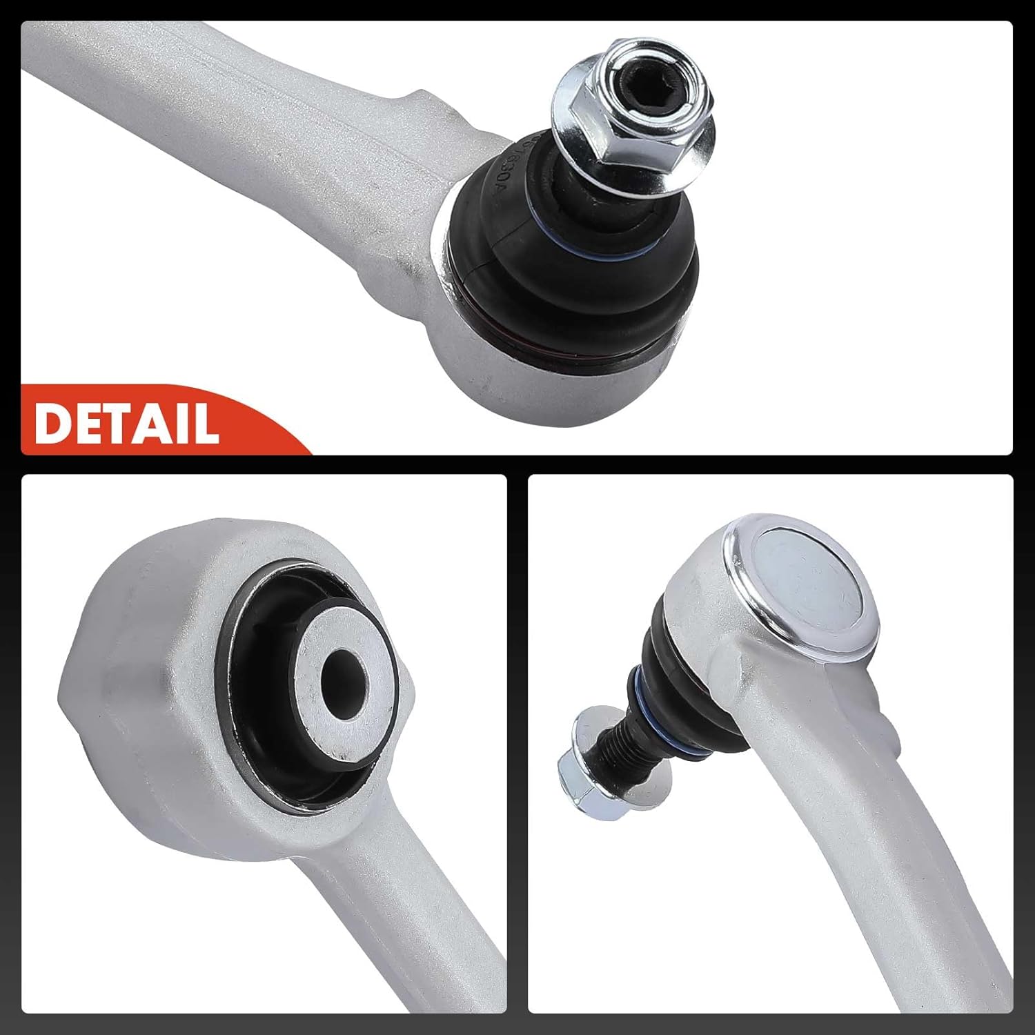 A-Premium Front Rearward Lower Control Arm, with Ball Joint & Bushing, Compatible with Mercedes-Benz GLK250 2013-2015, GLK350 2010-2015