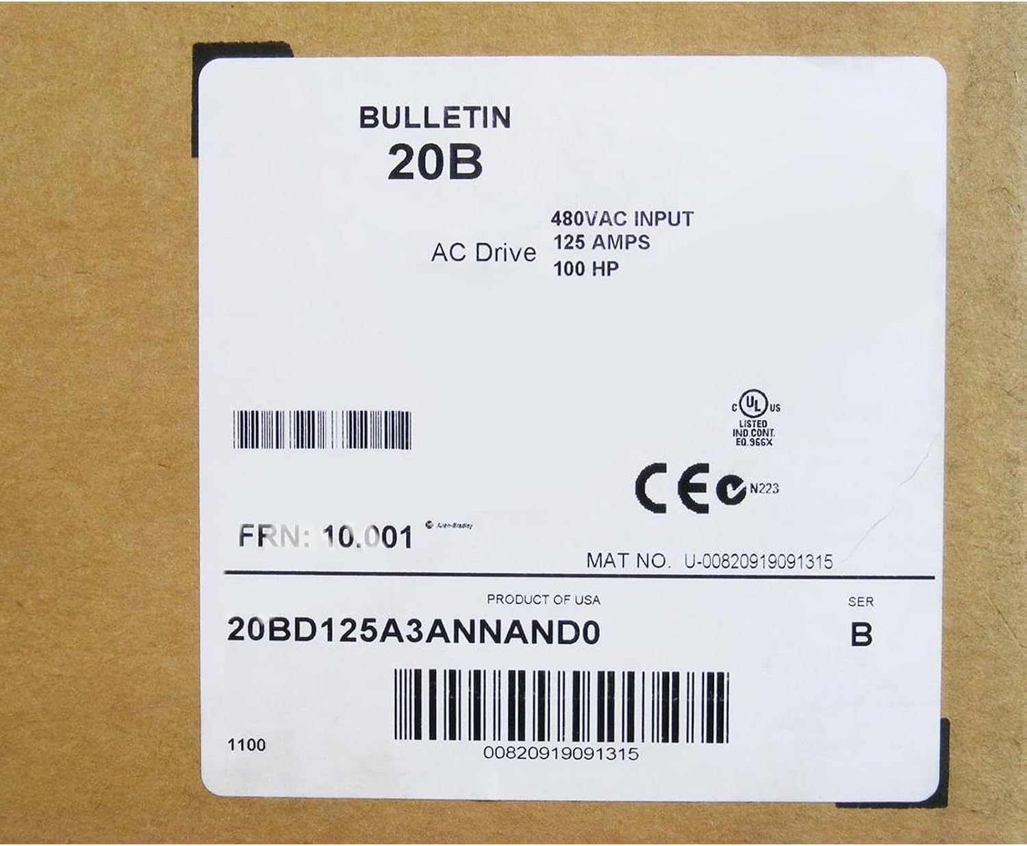 CungSu 1 Pcs 20BD125A3ANNAND0 New in Box 20BD125A3ANNAND0 Expediated