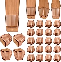 Vista 16 de BALEINE Paquete de 16 protectores de silicona para patas de silla, tapas protectoras de patas de taburete, tapas antideslizantes para patas de silla