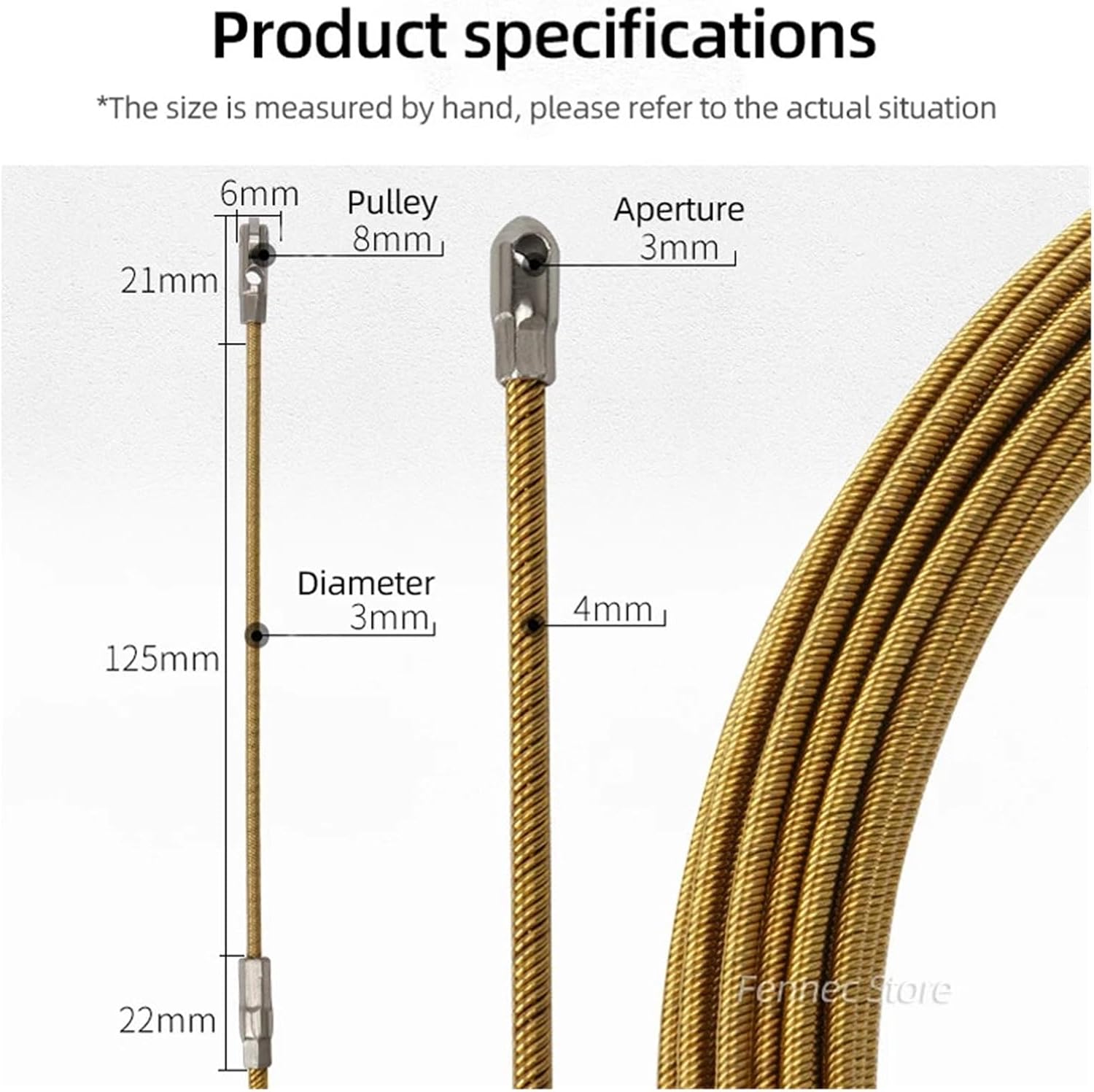 Universal Wire Lead Threading Device Tool 5/10/15/20/30m Rope Pulling Device for Electricians with Pulley Threading of Cable Wire