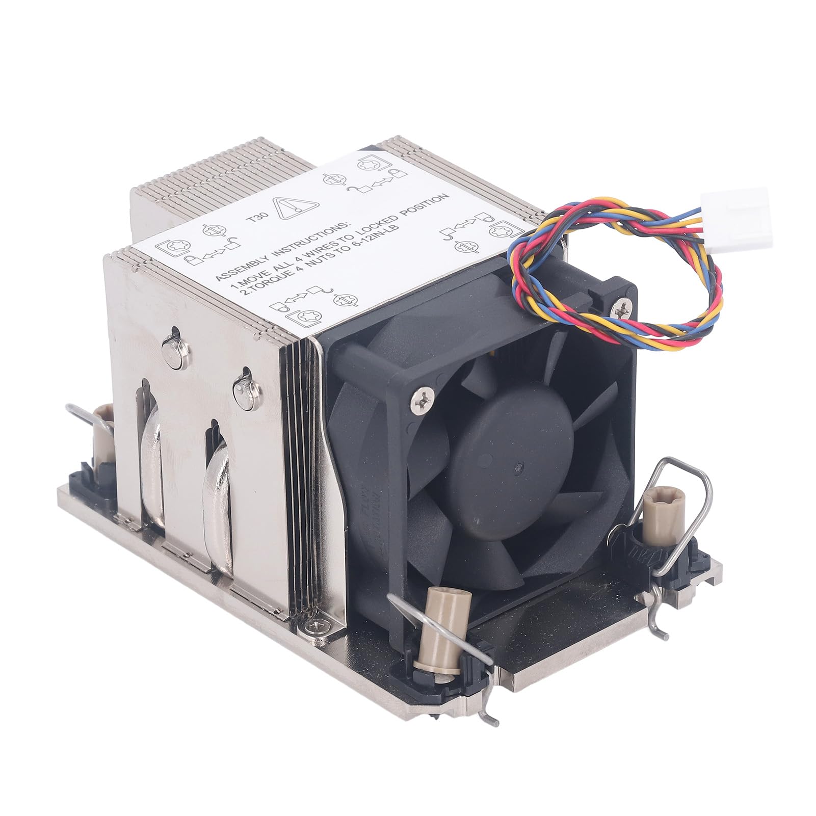 Garosa Kontroler Przemysłowy Radiator Radiator ze Stopu Aluminium Uniwersalny Wentylator Radiatora Procesora do Miniserwerów Chłodzenie Procesora Niskoprofilowa Konstrukcja do Przemysłowych Systemów