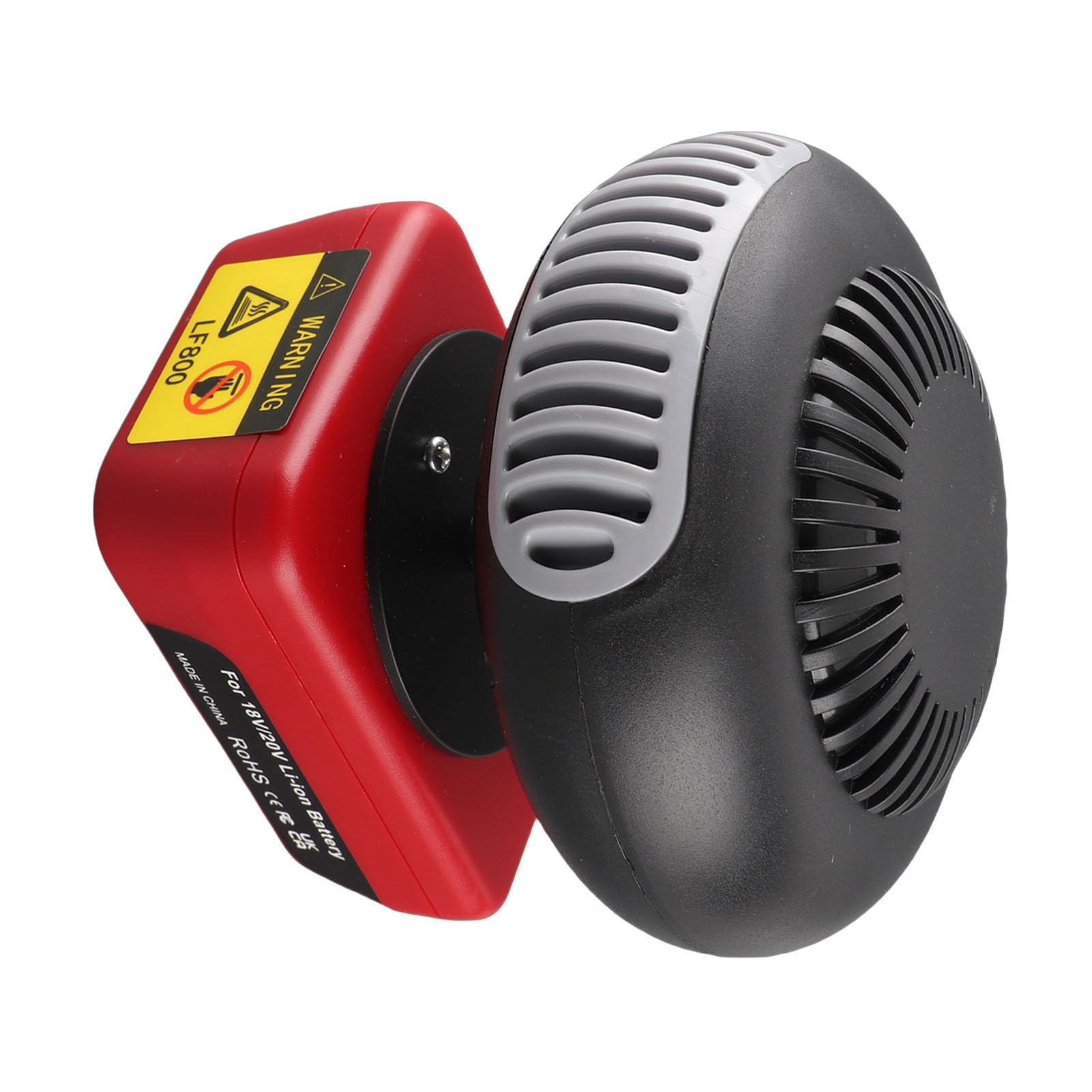 Eujgoov Battery Powered Heater, 200W Portable Space Heater with 2 Temperature Settings 360 Rotation and USB Ports for Indoor Use in Office Camping Car Tent(battery not included) — view 9