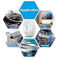 Vista 7 de Cable marino dúplex de calibre 4, cable de cobre estañado para barco, 30 pies 4 AWG estándar USA OFC alambre de cobre libre de oxígeno