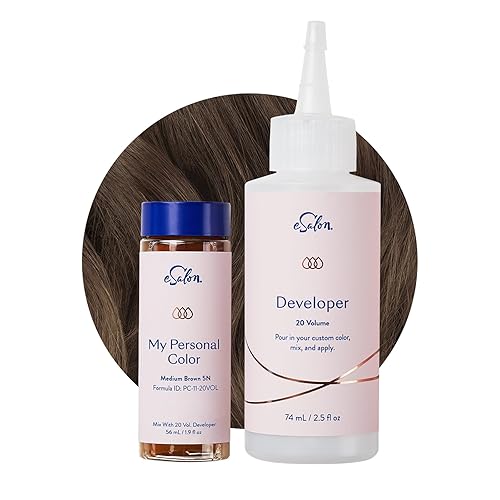 Miniatura 13 de eSalon - Kit Completo de Colorante y Tinte Permanente para el Cabello - Cobre Oro Oscuro - Kit de Colorista Personal para Hasta 100% Cobertura