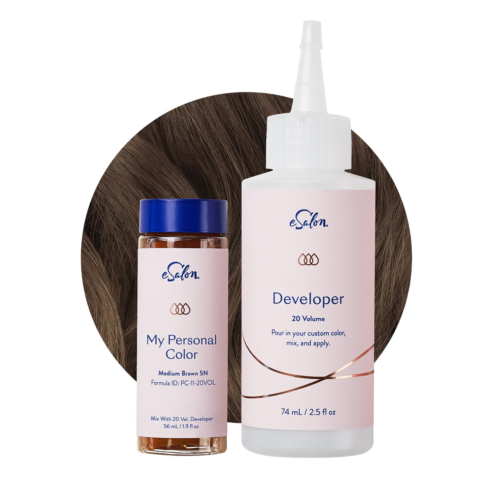 eSalon Permanent Hair Color & Dye Kit