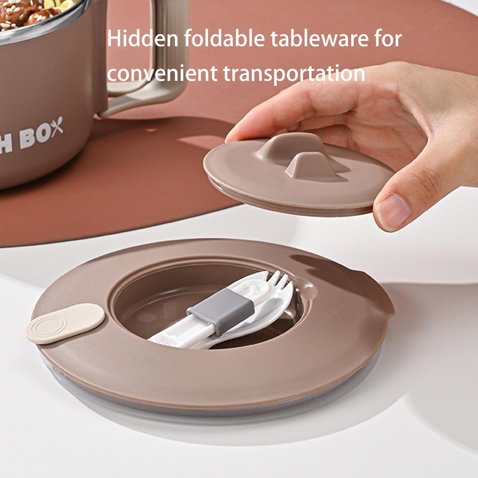 Ramen-Schüssel Für Die Mikrowelle – 1,3 Liter, BPA-frei, Mit Ablassbarem Deckel & Griff (Lila)