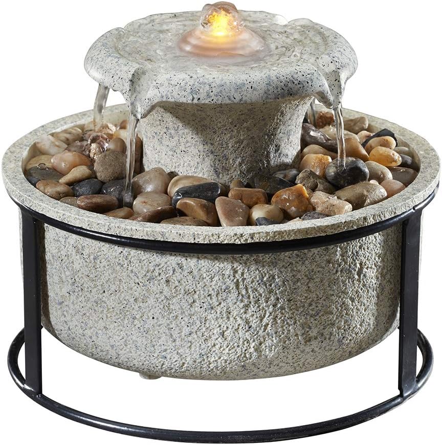 Euphoria Relaxation Tabletop Fountain Natural