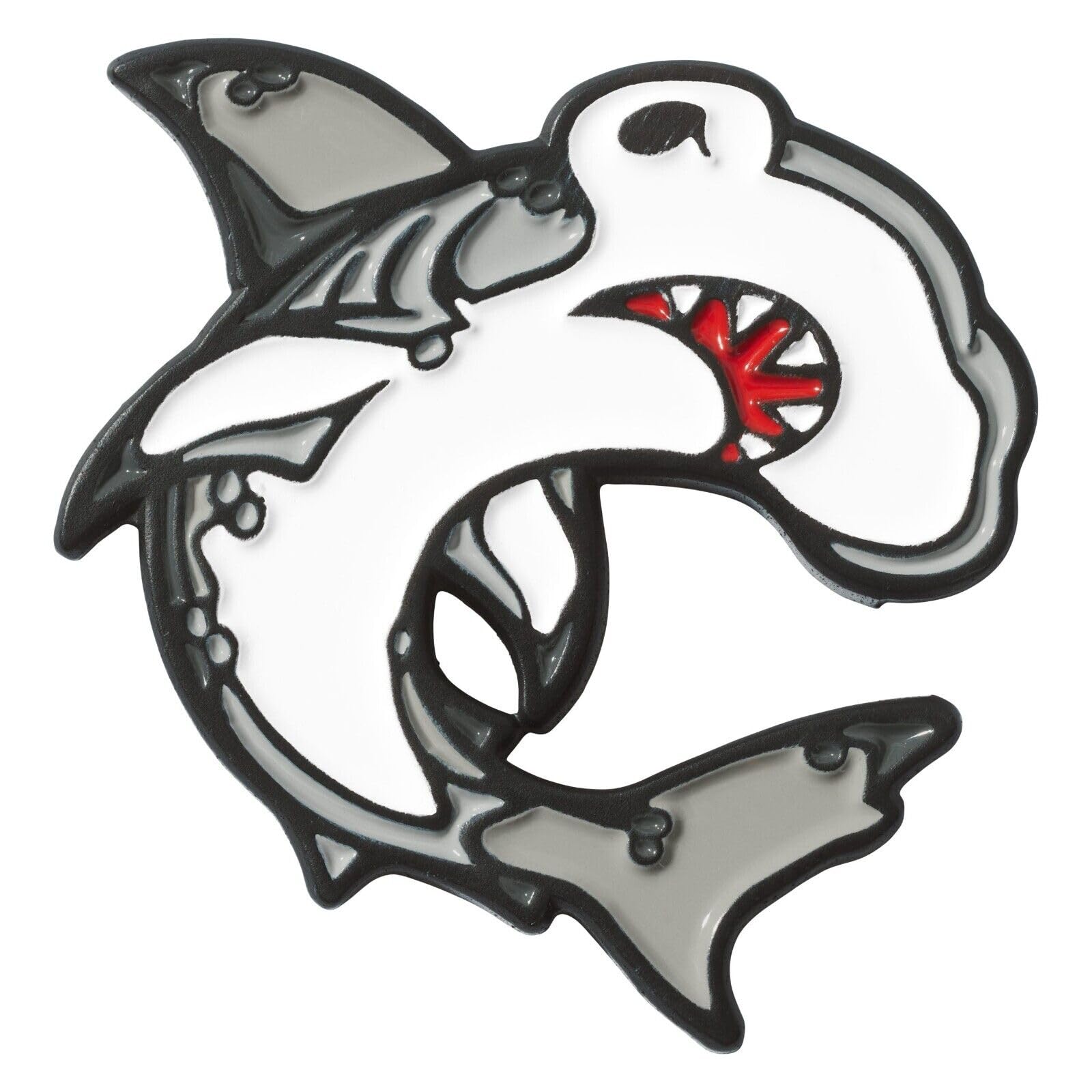 LUNA LINKS LTD EDITION ENAMEL GOLF BALL MARKERS (Shark)