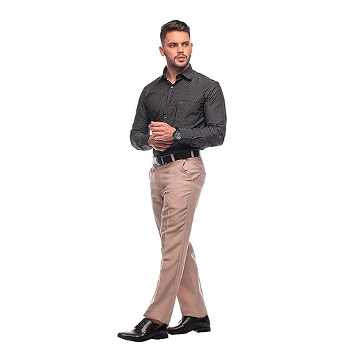 Calça Social Masculina Tradicional Tecido Oxford