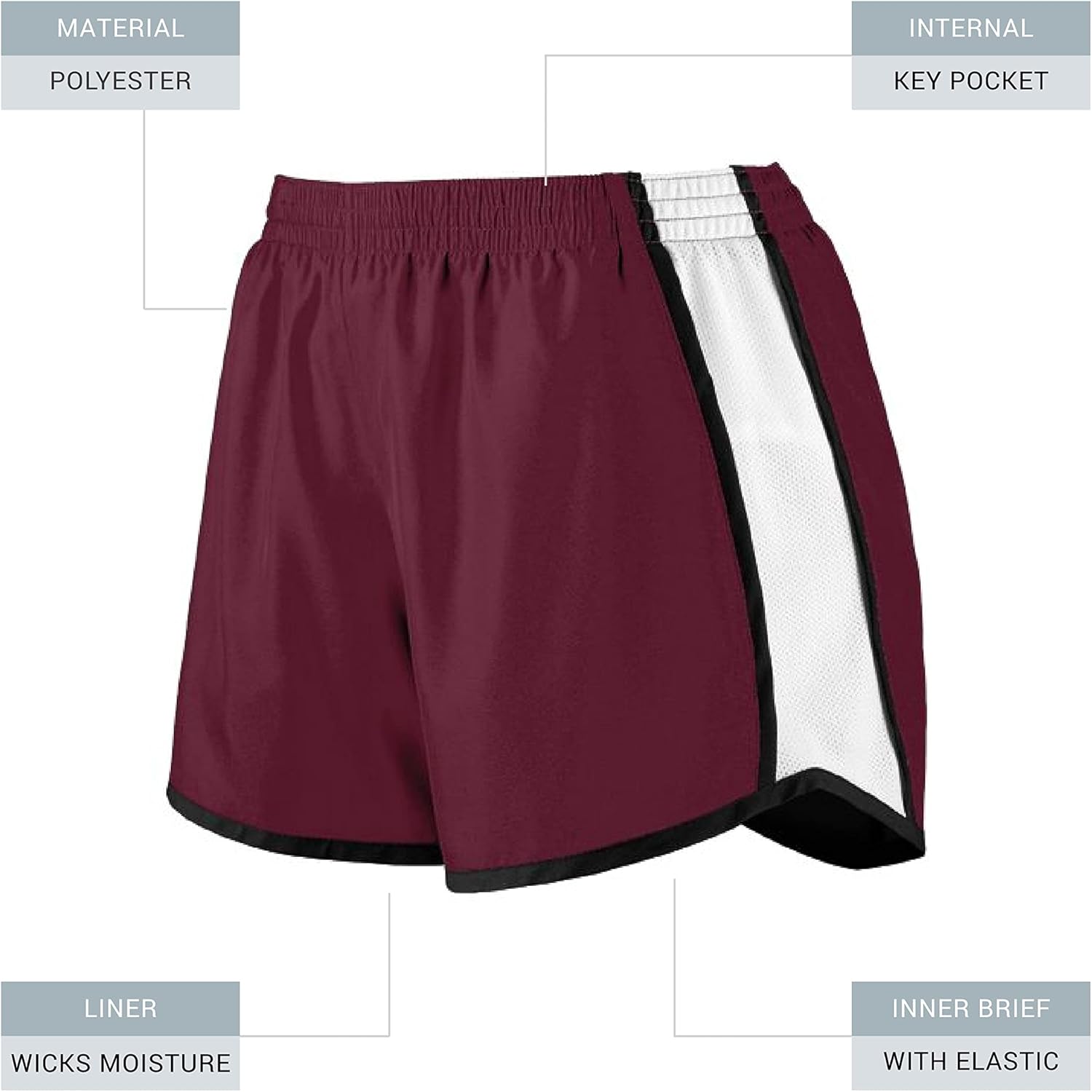 Augusta Sportswear Womens Junior Fit Pulse Team Short