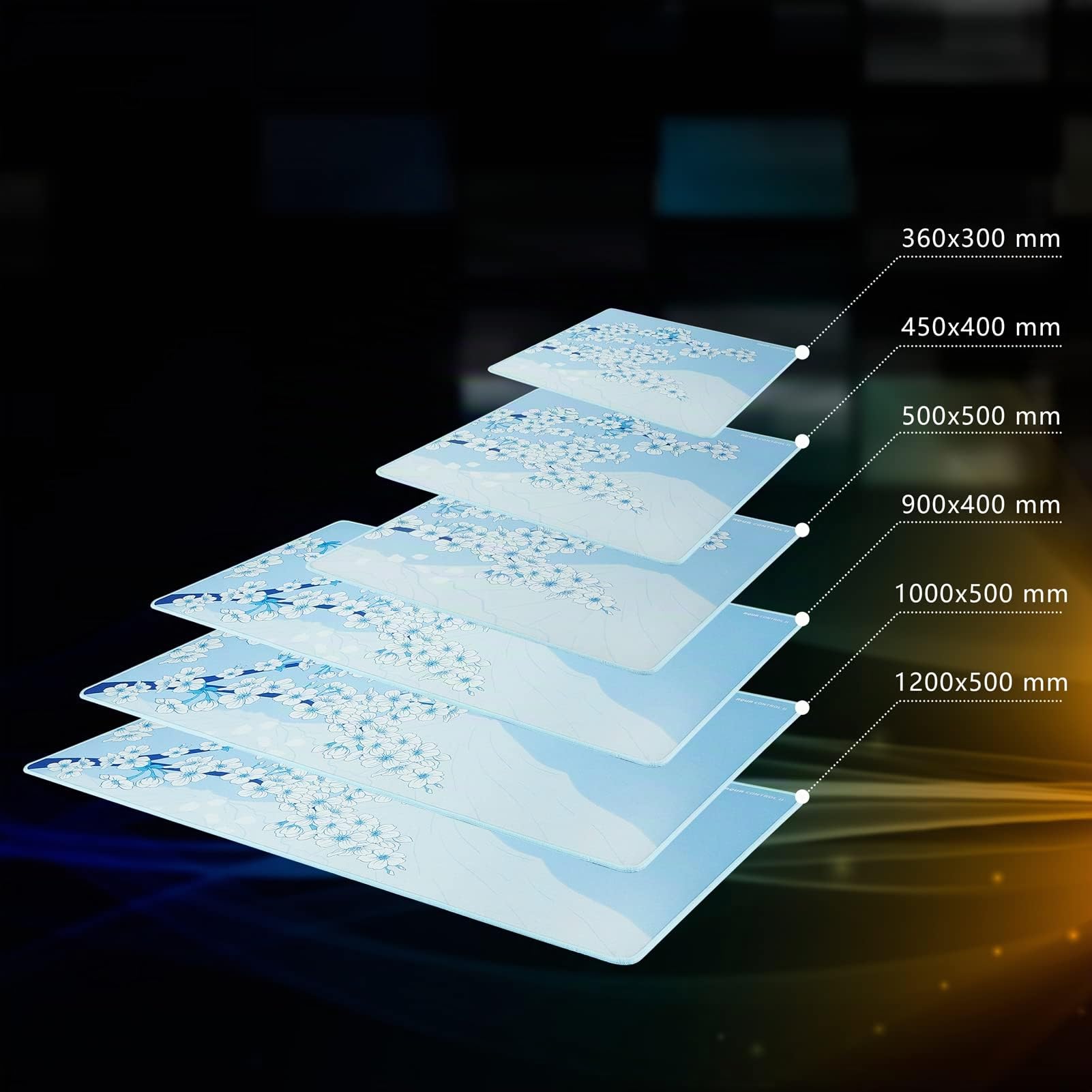 Alfombrilla de ratón para Juegos X-Raypad Aqua Control 2 AC2, Ultra Alta precisión con Velocidad Capacidad de Control, diseñada para Jugadores Fps con Bajos requisitos de dpi