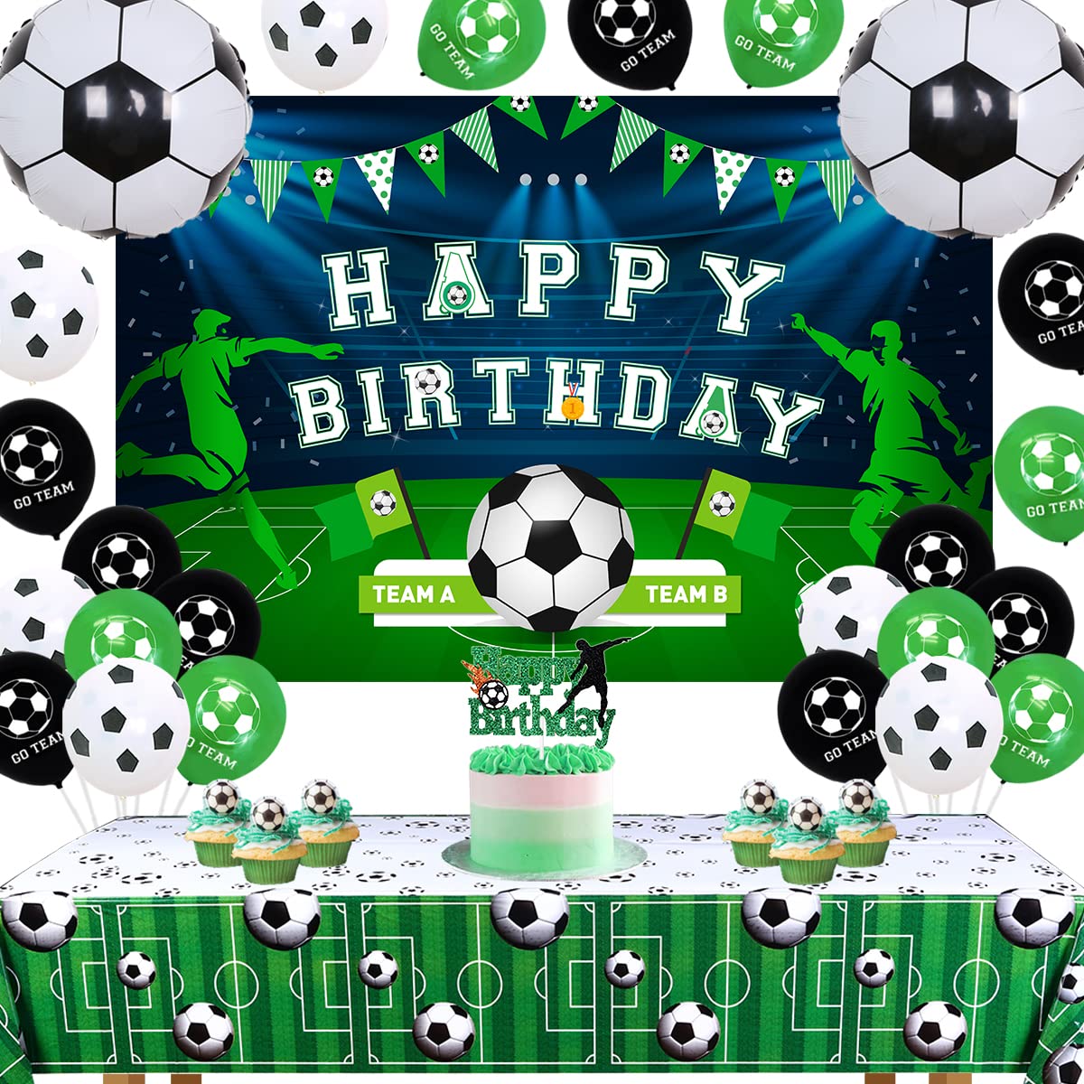 Kreatwow Football Birthday Party Decorations Soccer Birthday Party kreatwow-football-birthday-party-decorations-soccer-birthday-party