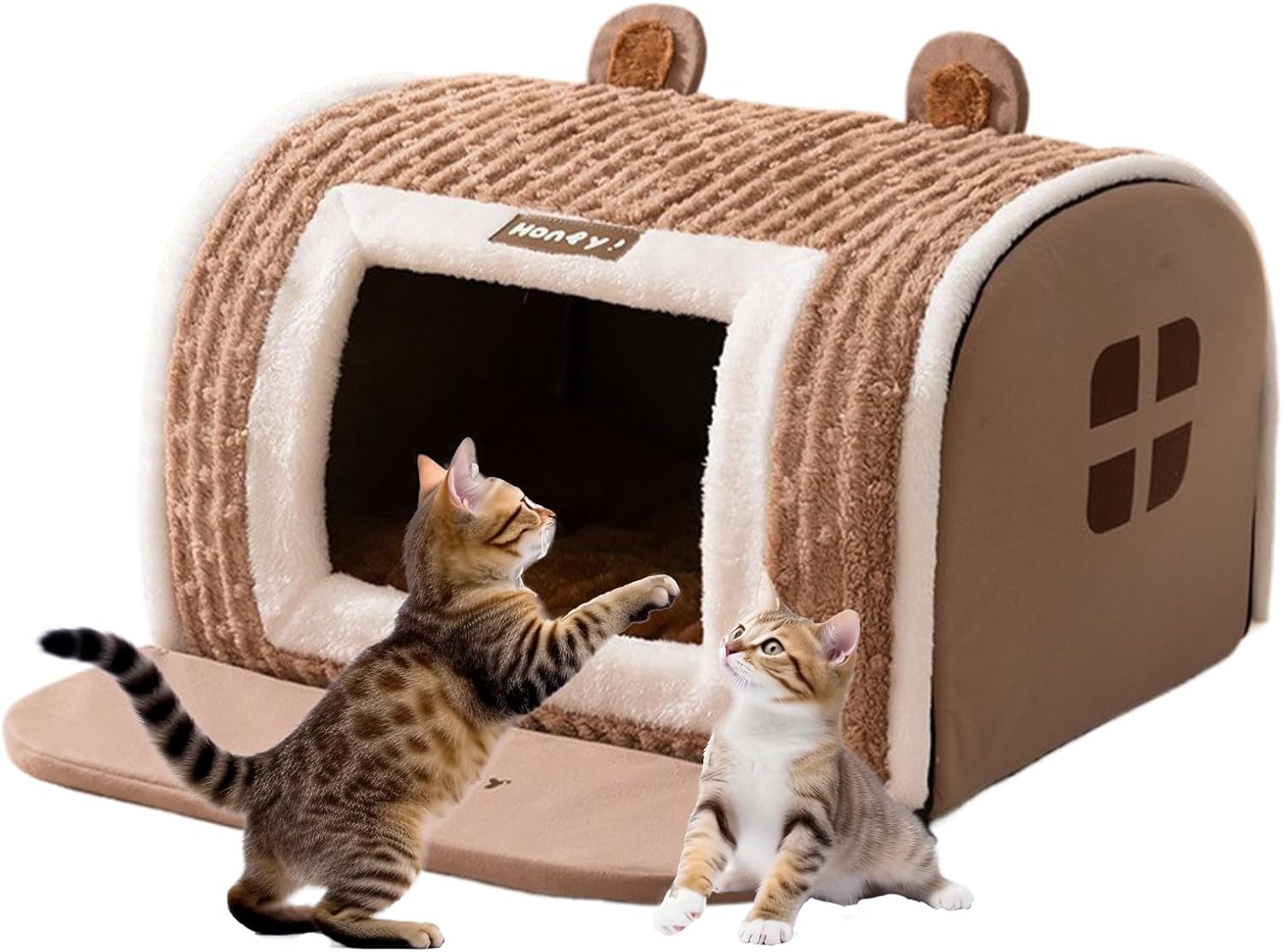 Dog House Burrow - Machine Washable, Soft Puppy Burrow House, Small Medium Pet Indoor Bed, Cat Dog Kitten Puppy Resting Space, Plush Pet Sleeping Accessory, for Cats Dogs Puppies Home Use