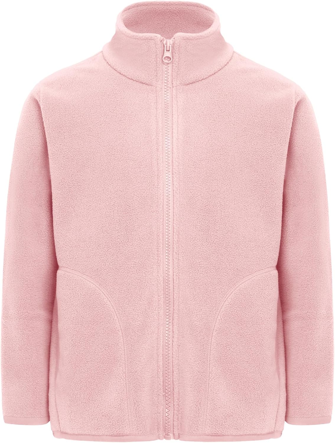 Kids Zipper Sweatshirt Warm Outwear Stand Collar Fleece Coat Jacket Winter Outdoor Activities Coat