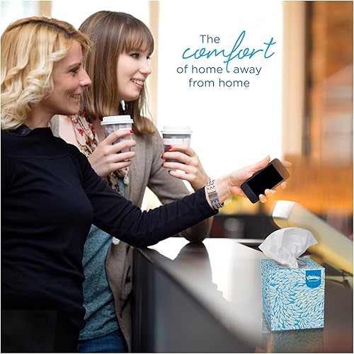 Miniatura 7 de Kleenex Pañuelos faciales BOUTIQUE, 95 pañuelos por caja, paquete de 3 cajas