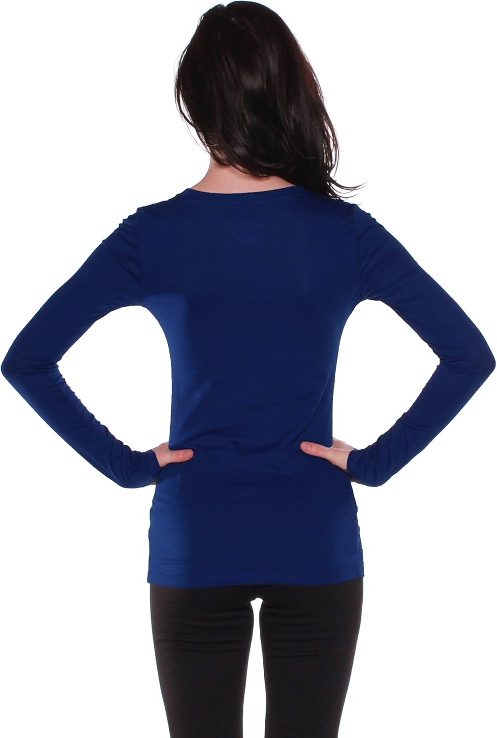 Active Products Women's Long Sleeve, 2 Pack - Black, Navy, Large - Image 4