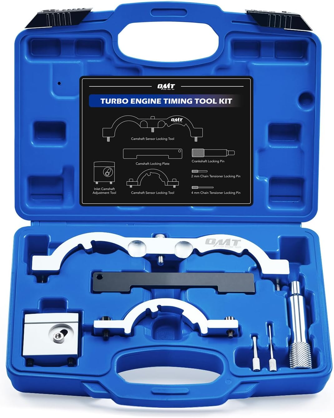 Orion Motor Tech Turbo Engine Timing Tool Kit Engine Camshaft Alignment Tool Set Compatible with 2009 to 2020 1.0 1.2 1.4L Chevrolet Chevy Aveo Cruze Orlando Vauxhall Opel Adam Ampera Astra J Cascada