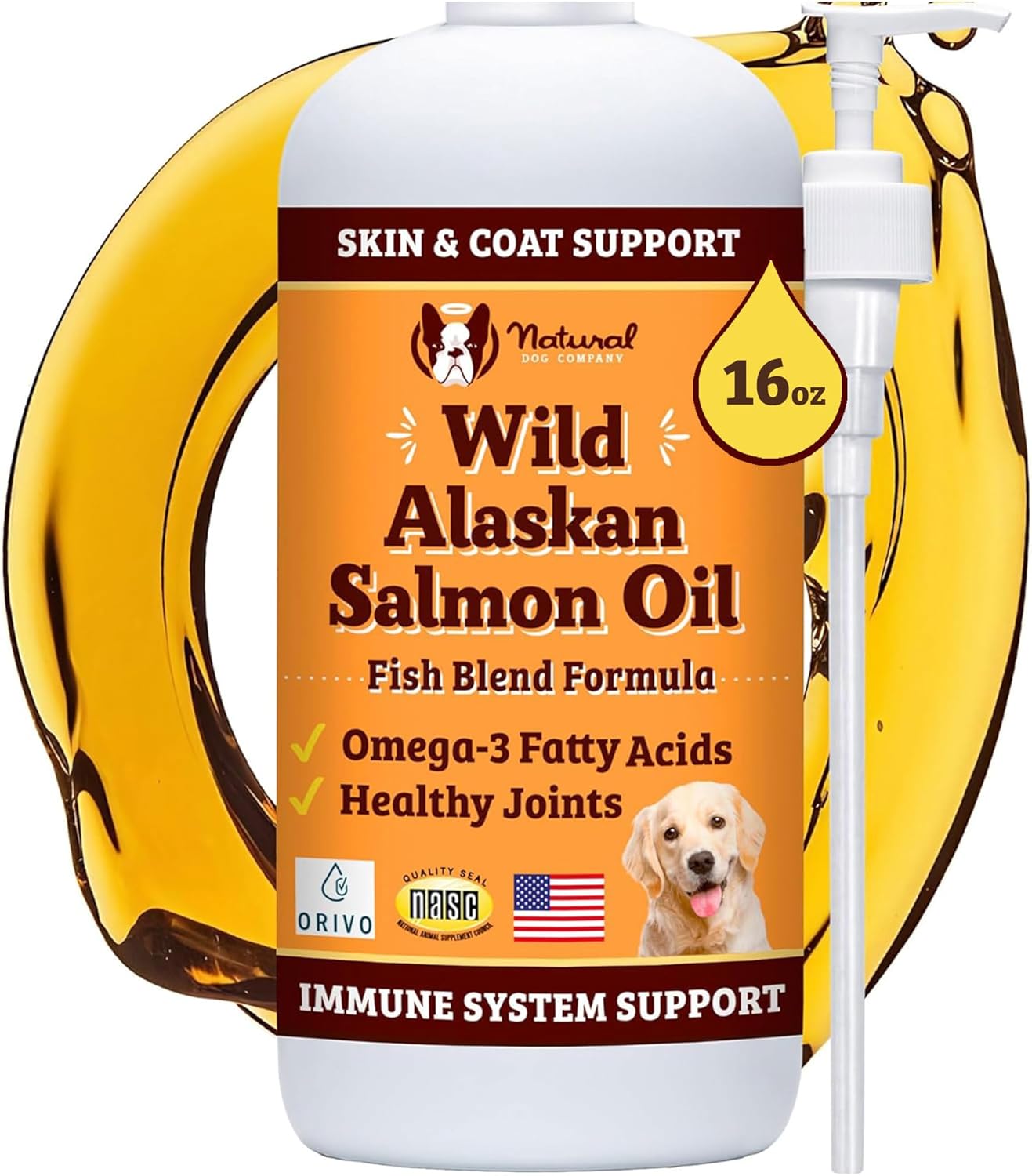Natural Dog Company Wild Alaskan Salmon Oil for salmon oil for dogs