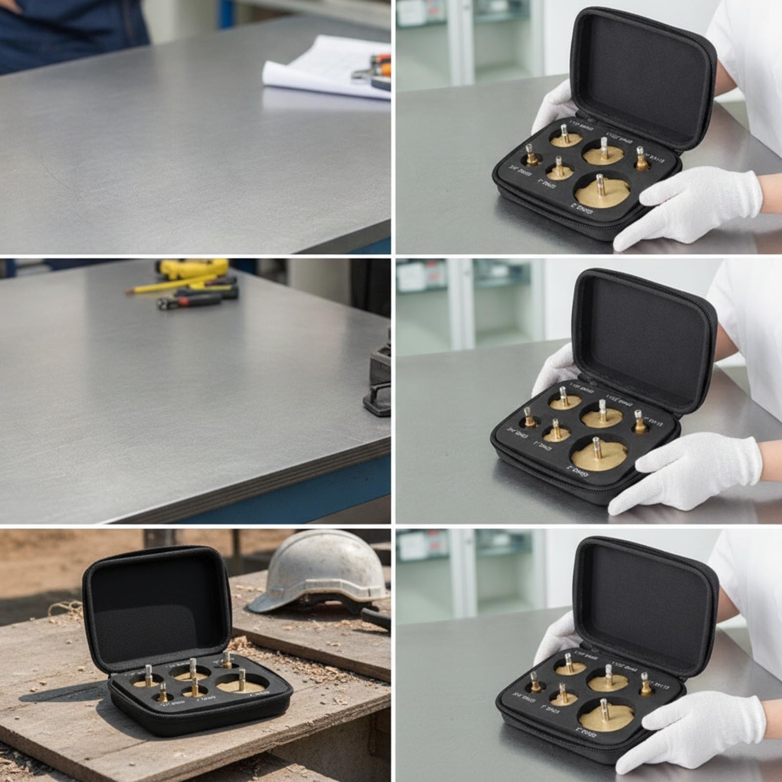 6 Piezas Brocas Broca Escalonada | Precisas, Juego Brocas Escalonadas con Estuche, para Fontanería