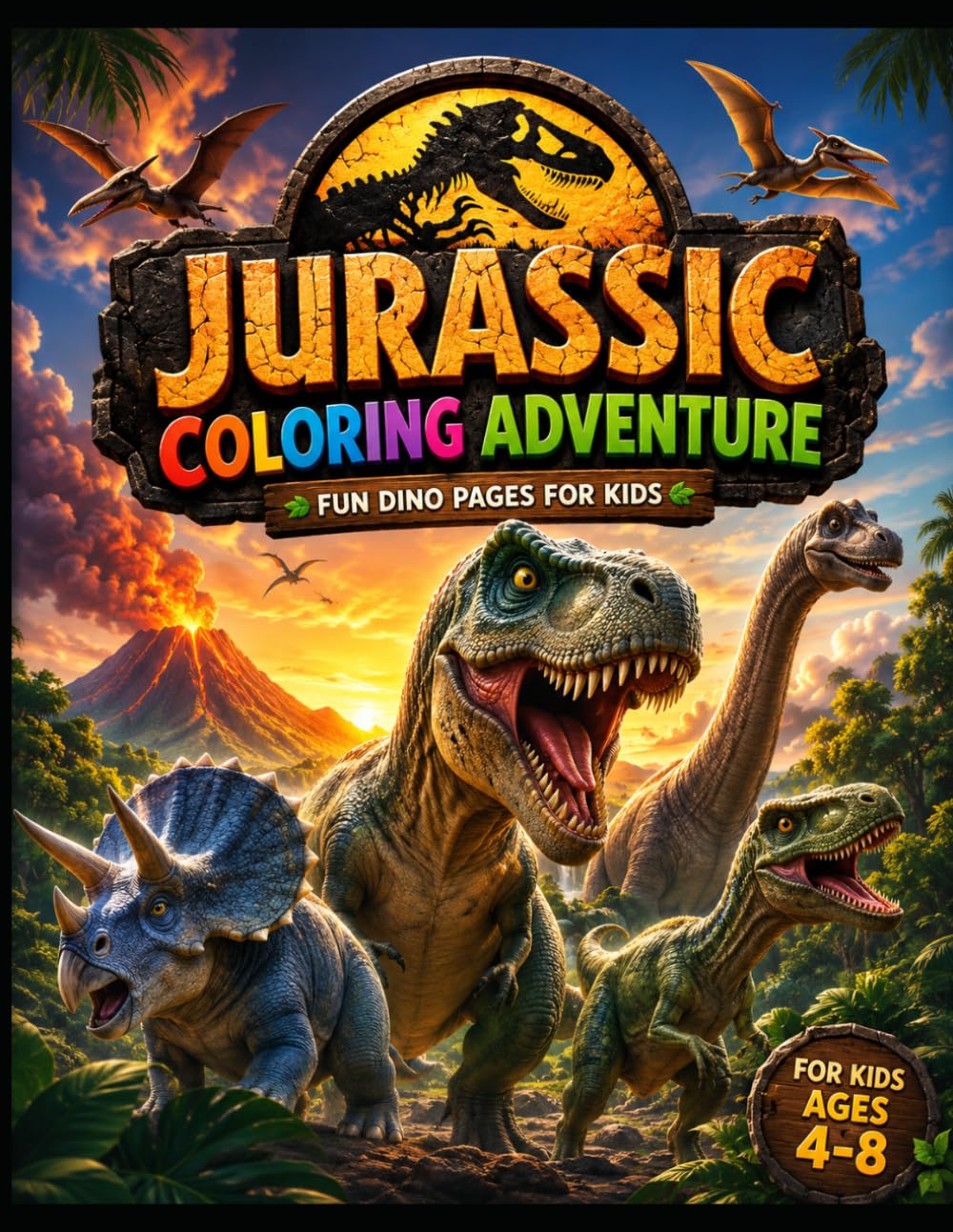 Jurassic Coloring Adventure