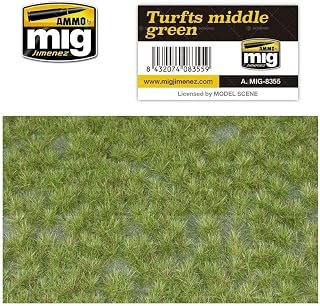 AMMO MIG-8355 Turfts Middle Green Grass Mats, Multicolour