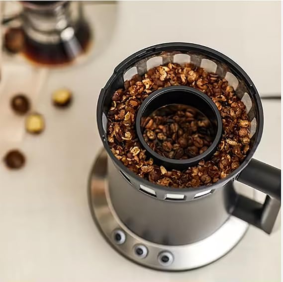 Coffee Roaster Machine for Home Use, Coffee Bean Roaster, Power: 1000W, 2 Baking Modes Optional(Med And Dark), with Cooling Mode, Smokeless Baking+Separation of Bean Shells,Black