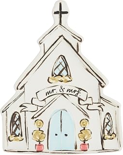 Mud Pie Wedding Church Platter; 13 3/4" x 11"