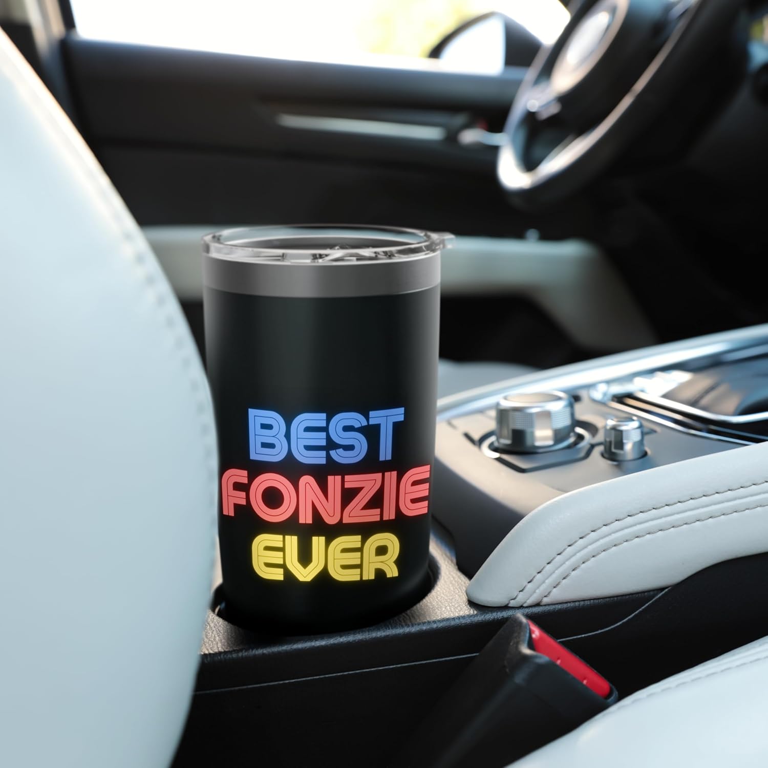Best Fonzie Ever - Funny Fonzie Name Fonzie Stainless Steel Insulated Tumbler - Image 6