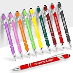 50 PCS Stylo Inspirationnel Bulk avec Stylus Tip Cadeaux encre noire ► Motivational Ballpoint encre Cadeaux pour les femmes Enseignant Étudiants Collaborateurs Fournitures de bureau