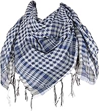 Muslim Arab Scarf Shemagh Head Ethnic Arabian Dubai Saudi Neckwrap Breathable Desert Headwrap Keffiyeh Hijab Palestinian Scarf