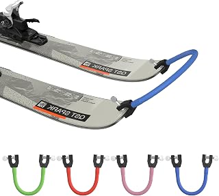Edgie Wedgie Ski Tip Connector - Edgie Wedgie Ski for Kids for Beginners Skiing Training and Speed Control, Ski Accessories Edgy Wedgy Ski Kids Training Aid