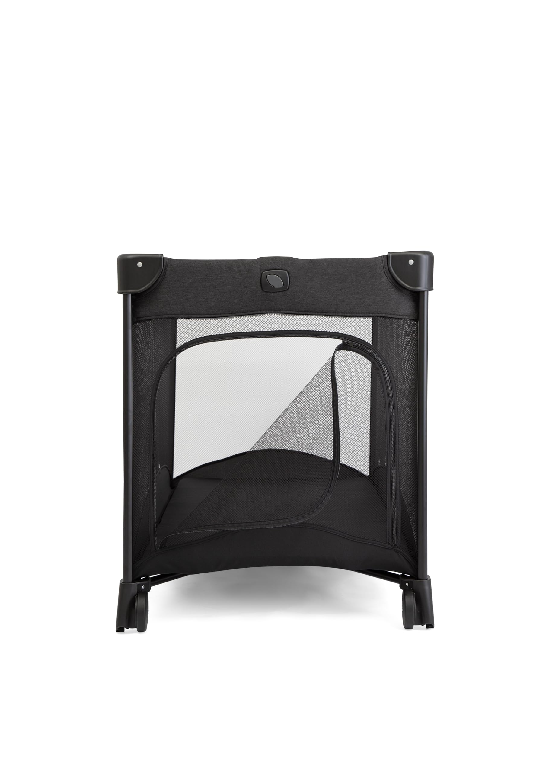 Joie Lettino da viaggio Allura 120 – Culla, rete di ventilazione, ingresso laterale con cerniera, materasso rimovibile, borsa per il trasporto e ruote – dalla nascita fino a 15 kg