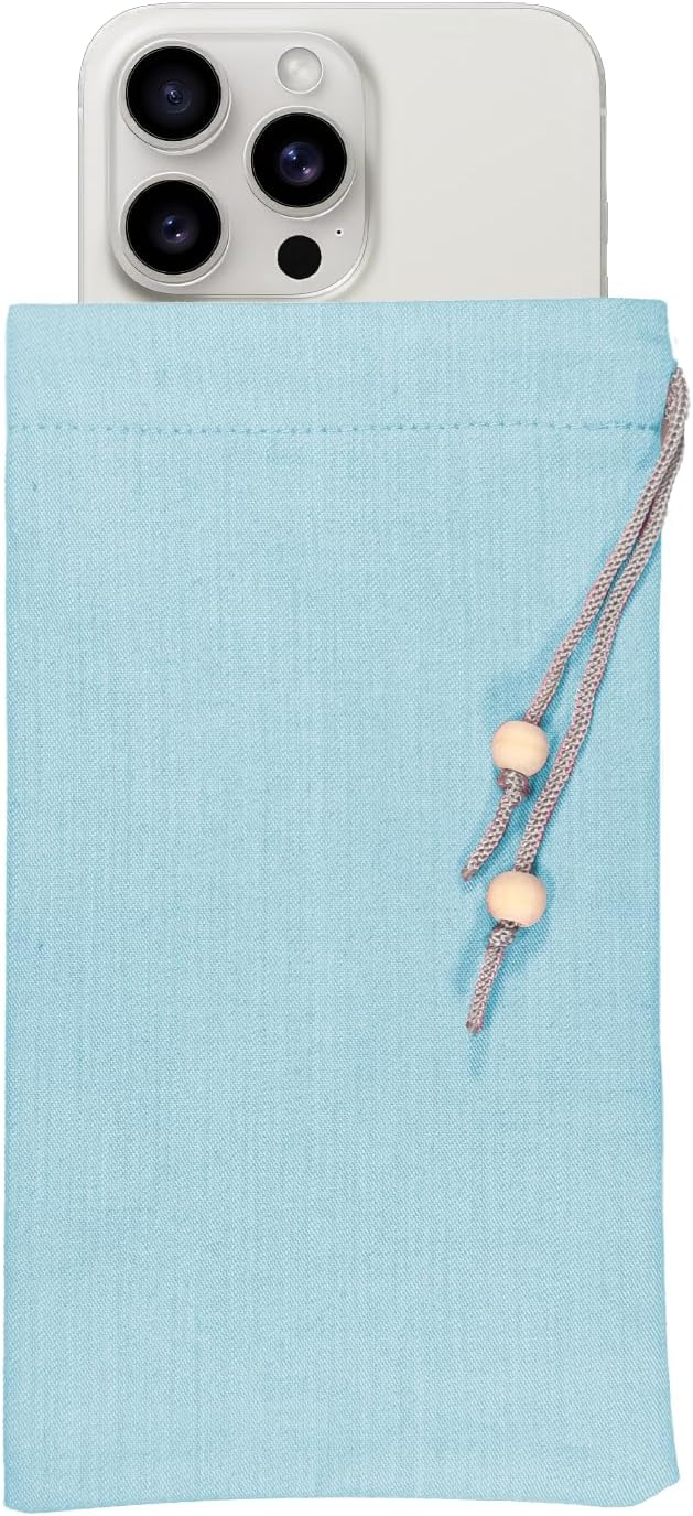 EMF Cell Phone Sleeve fo Phone Pouch, High-Shield EMF Blocking Pouch, 100% Silver Fibers forDigital Security, Signal Blocking, Anti-EMP Radiation Bag for Privacy Protection. (Purple)