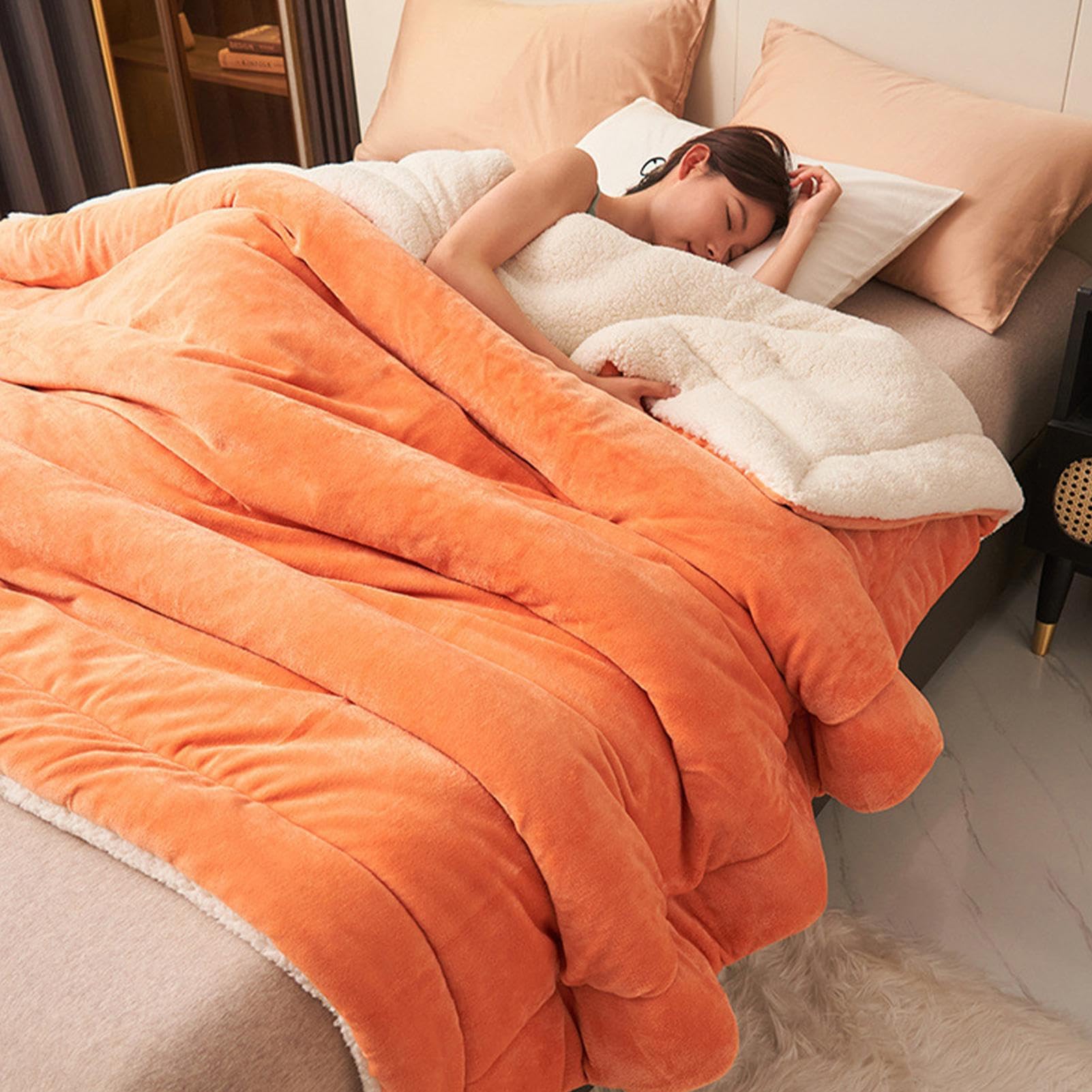 Coperte | Biancheria da letto ispessita per la decorazione della stanza, coperte riscaldanti, per divano e divano e casa, inverno, autunno, campeggio, donne