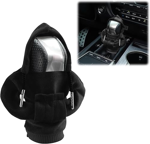 Funda para palanca de cambios de automóvil, diseño de suéter de moda, funda de perilla de palanca de cambios automática, bonito diseño de sudadera
