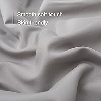 Vista 5 de 8HMOON Juego de 2 fundas de almohada suaves de microfibra con borlas, bonitas fundas de almohada transpirables con diseño de sobre, 20 x 30 pulgadas