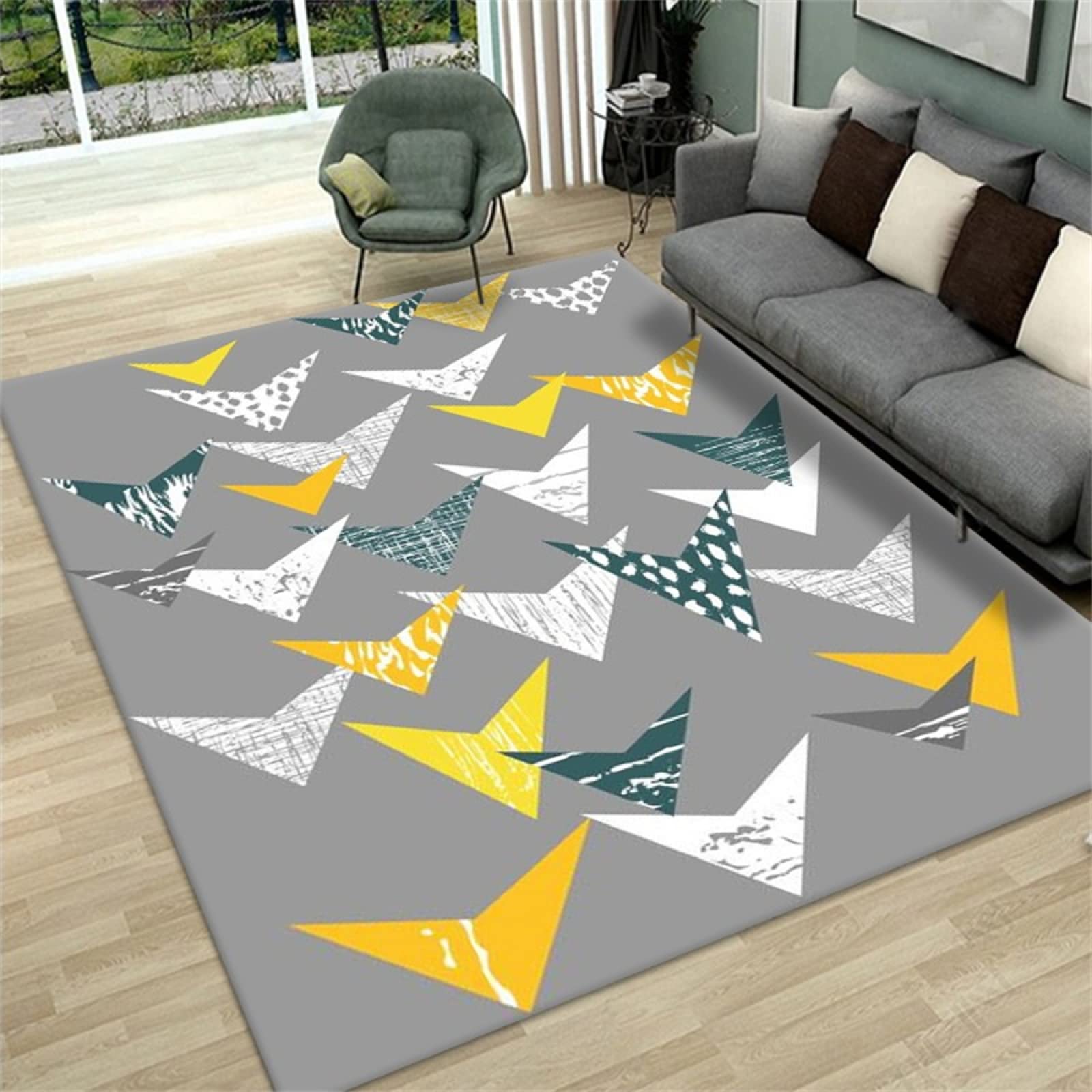 Tapis jardin extérieur multicolore pour des moments conviviaux sur votre terrasse