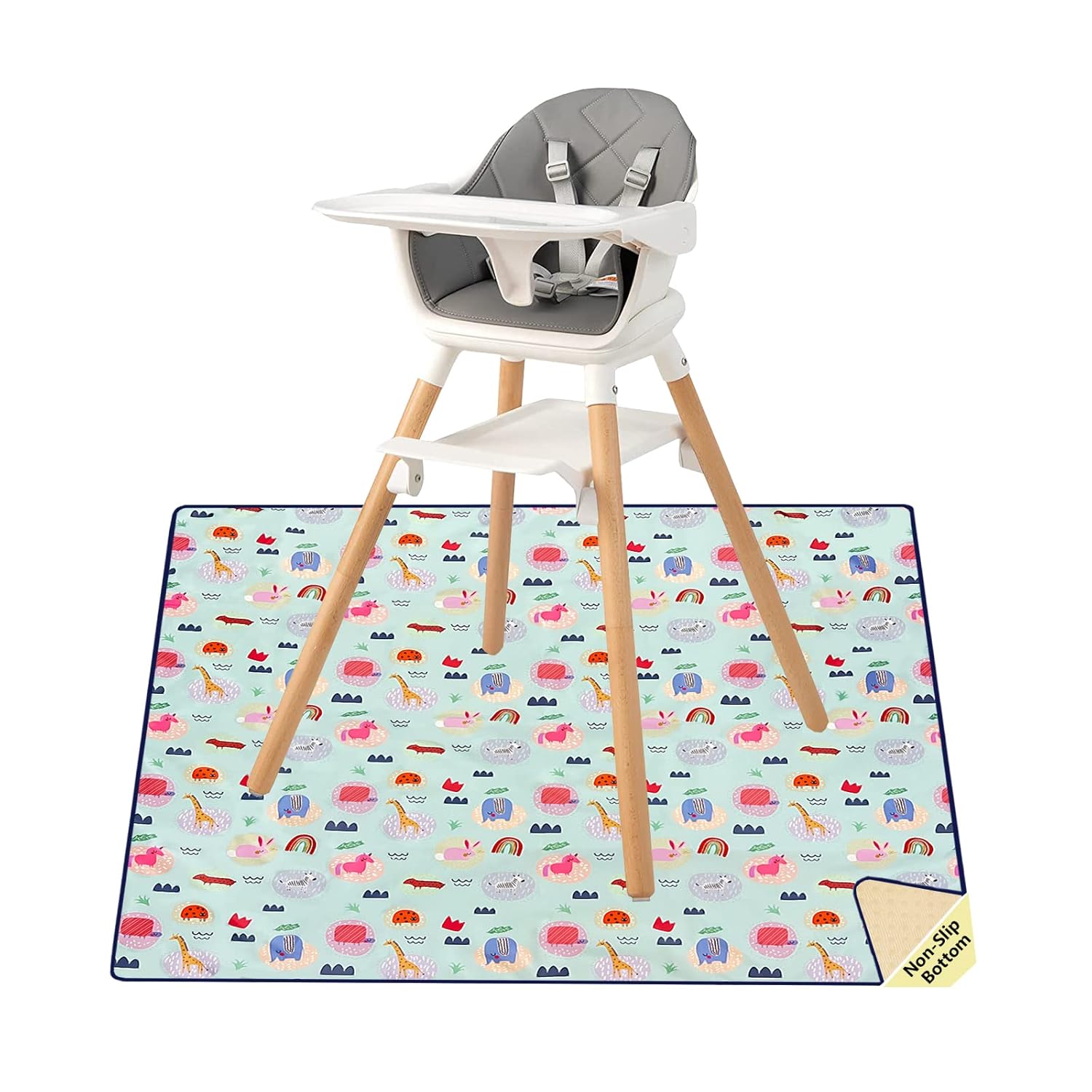 Baby Splat Mat for Under High Chair Arts Crafts Eating