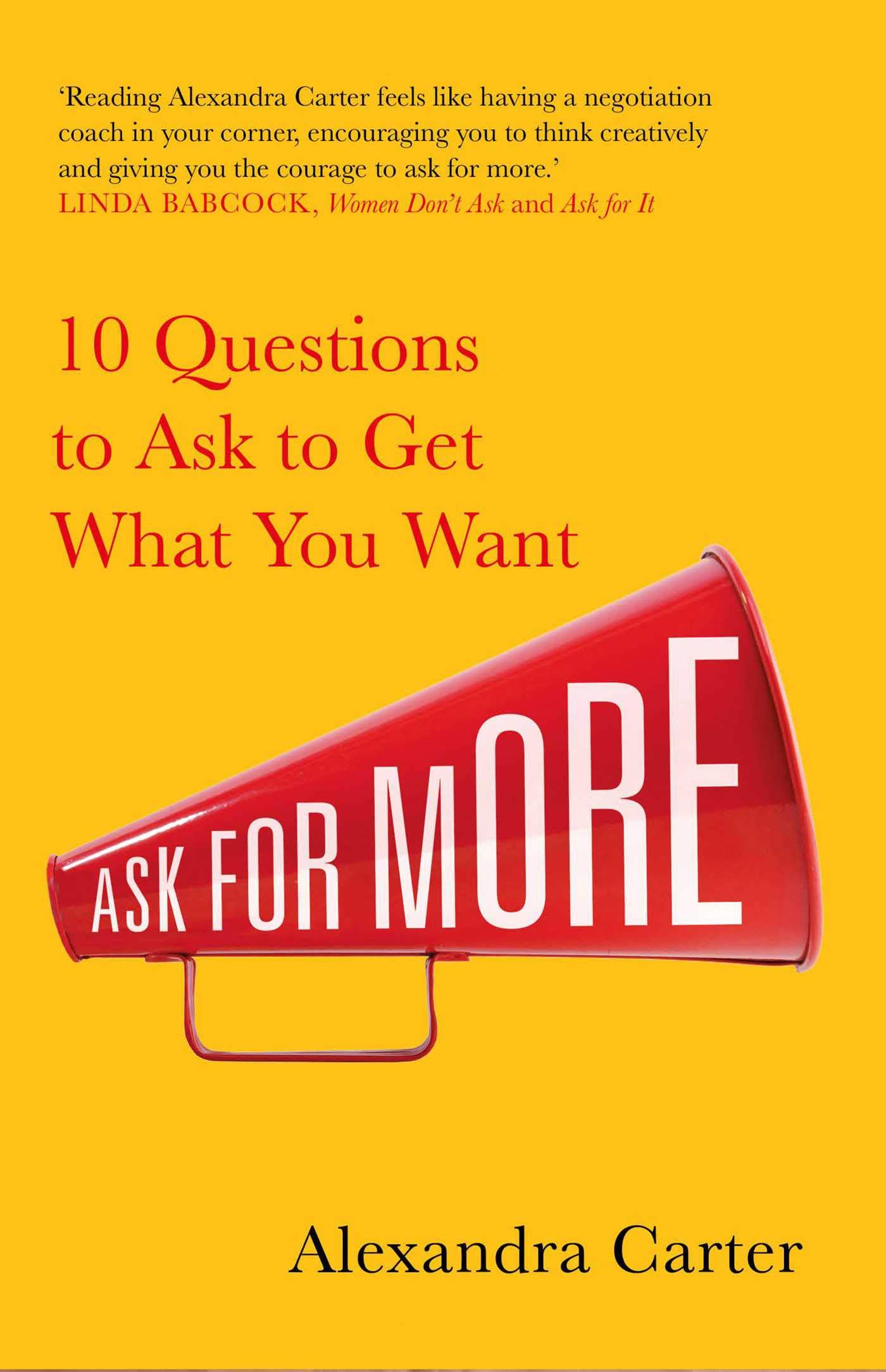 Ask for More by Alexandra Carter PAPERBACK 9781471188558