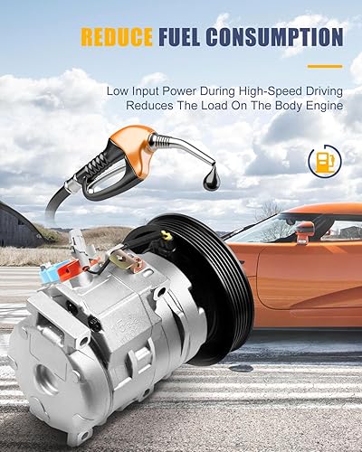 Miniatura 5 de OCPTY Compresor de CA para 2003-2008 para Toyota Corolla 1.8L para Toyota Matrix 1.8L 8832002120 15-21611 471-1407 78391 6511714 20-11265